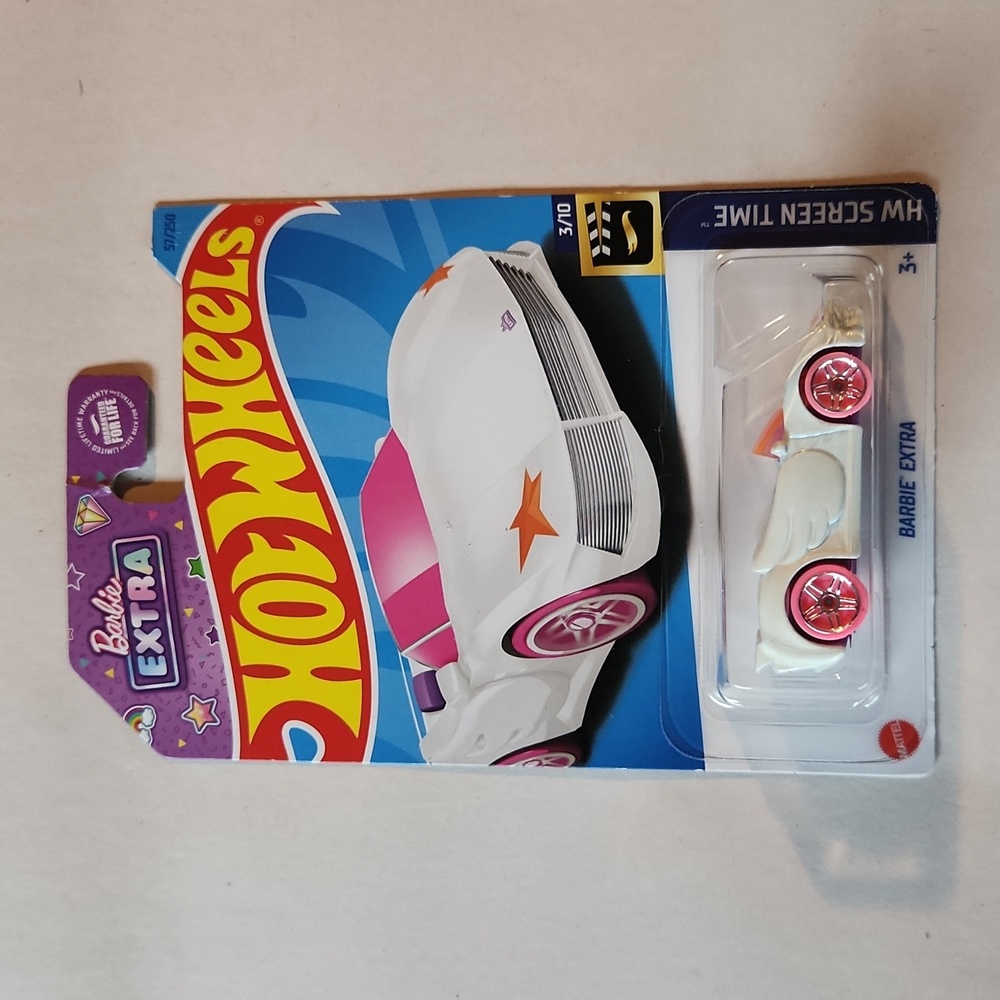 Hot Wheels Car Barbie Extra NIB Collectible